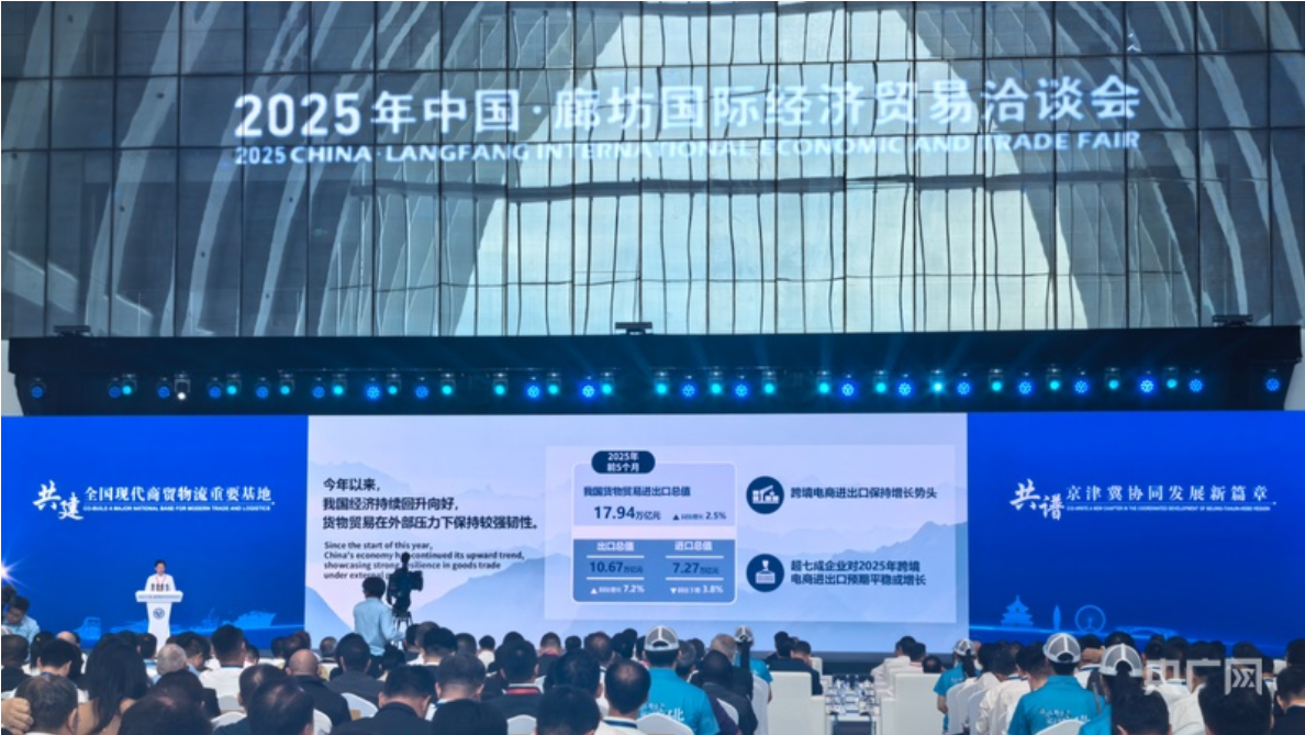 2025年中国·廊坊国际经济贸易洽谈会开幕